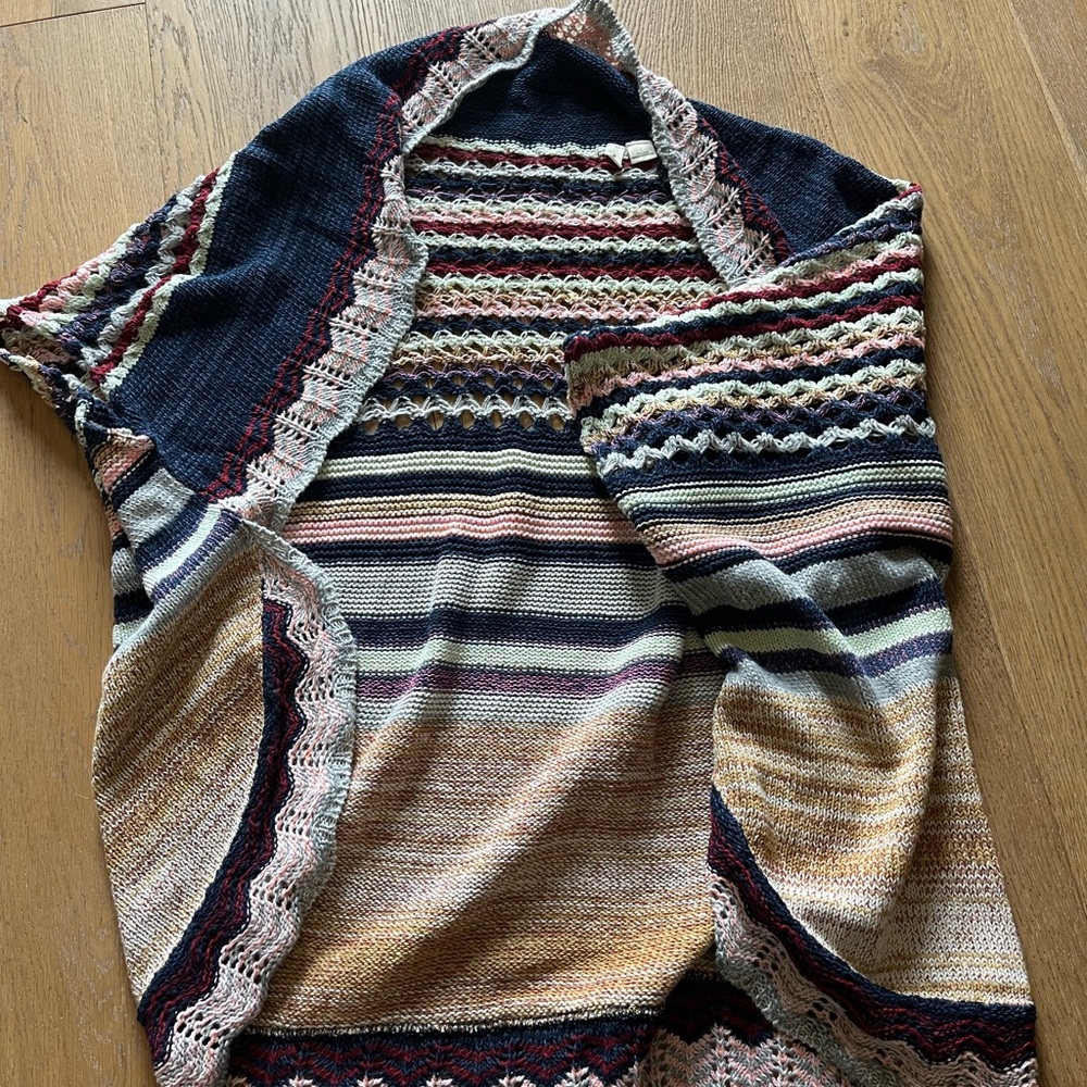 Anthropology knit cardigan size Large